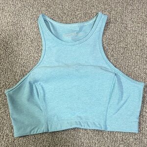 Outdoor Voices Light Blue Athletic Crop Top